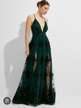 Windsor | Dresses | Strappy High Slit Wrap Dress | Poshmark